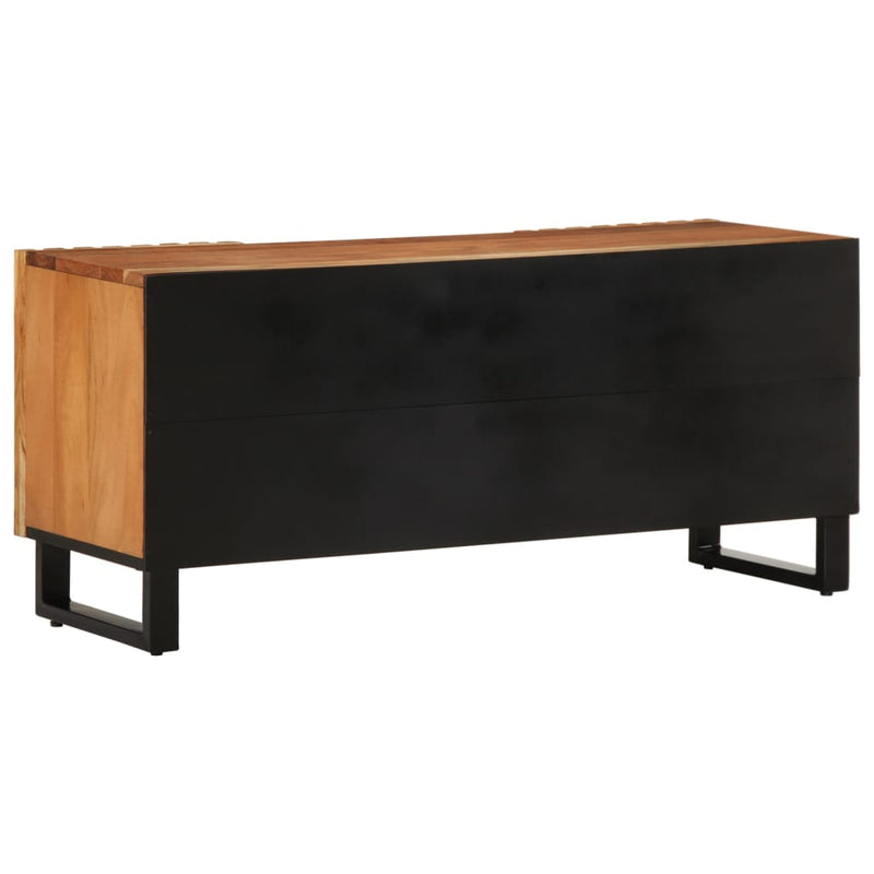 vidaXL tömör akácfa TV-szekrény 105 x 34 x 46 cm