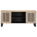 vidaXL fehér tömör mangófa TV-szekrény 105 x 34 x 46 cm
