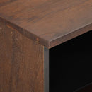 vidaXL barna tömör mangófa TV-szekrény 70 x 34 x 46 cm