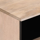 vidaXL fehér tömör mangófa TV-szekrény 70 x 34 x 46 cm