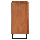 vidaXL tömör akácfa tálalószekrény 60 x 34 x 75 cm