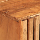 vidaXL tömör akácfa tálalószekrény 60 x 34 x 75 cm