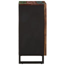 vidaXL tömör akácfa tálalószekrény 60 x 34 x 75 cm