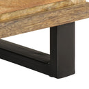 vidaXL 2 db tömör nyers mangófa éjjeliszekrény 40 x 34 x 46 cm