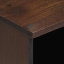 vidaXL 2 db tömör mangófa éjjeliszekrény 40 x 34 x 46 cm