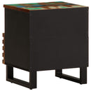 vidaXL tömör újrahasznosított fa éjjeliszekrény 40 x 34 x 46 cm