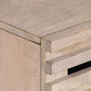 vidaXL fehér tömör mangófa éjjeliszekrény 50 x 34 x 60 cm