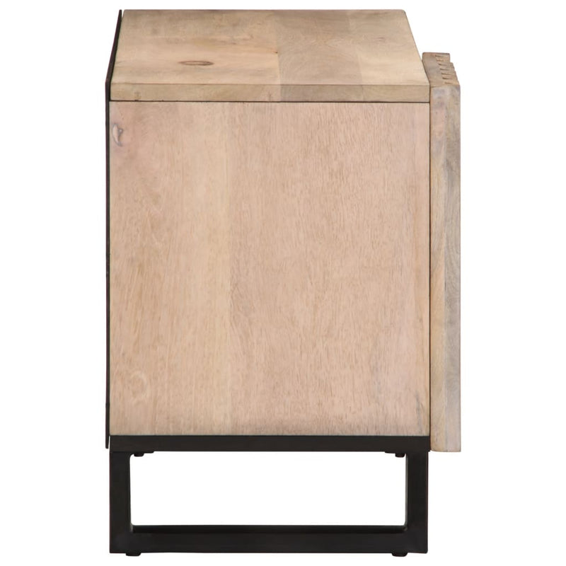 vidaXL tömör mangófa TV-szekrény 80 x 34 x 46 cm