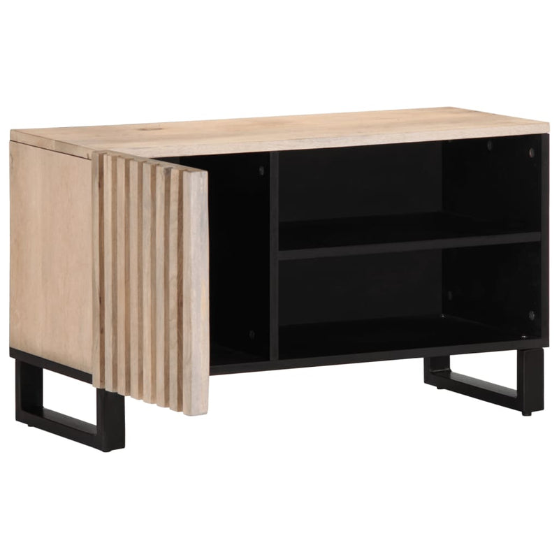 vidaXL tömör mangófa TV-szekrény 80 x 34 x 46 cm