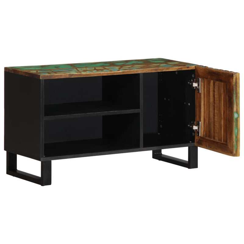 vidaXL tömör akácfa TV-szekrény 80 x 34 x 46 cm