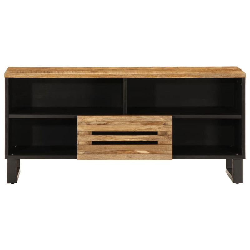 vidaXL tömör nyers mangófa TV-szekrény 100 x 34 x 46 cm