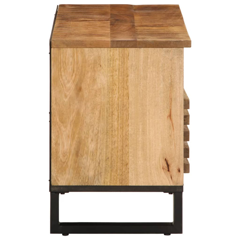 vidaXL tömör nyers mangófa TV-szekrény 100 x 34 x 46 cm