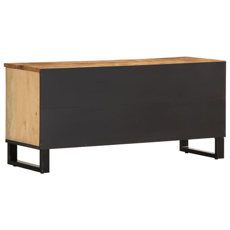 vidaXL tömör nyers mangófa TV-szekrény 100 x 34 x 46 cm