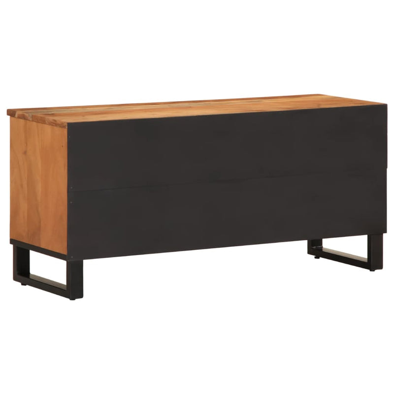 vidaXL tömör akácfa TV-szekrény 100 x 34 x 46 cm