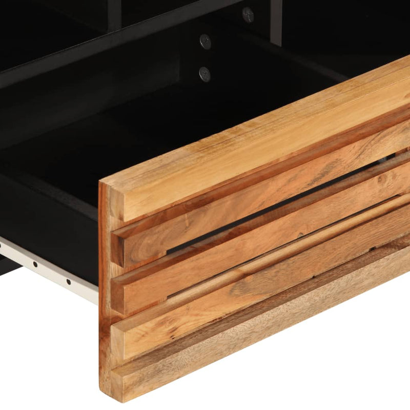 vidaXL tömör akácfa TV-szekrény 100 x 34 x 46 cm