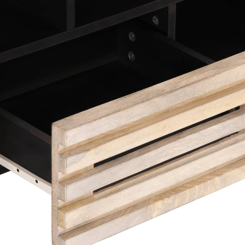 vidaXL tömör mangófa TV-szekrény 100 x 34 x 46 cm