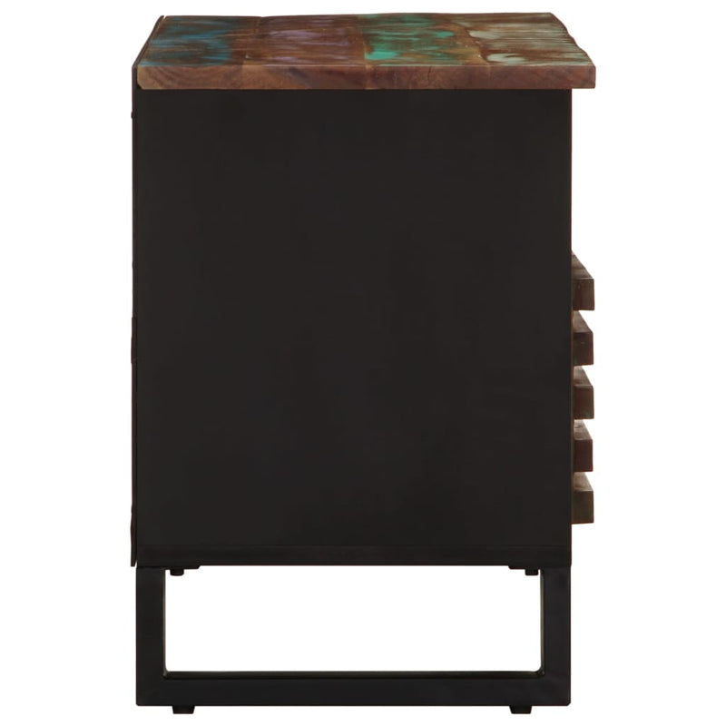 vidaXL tömör akácfa TV-szekrény 100 x 34 x 46 cm