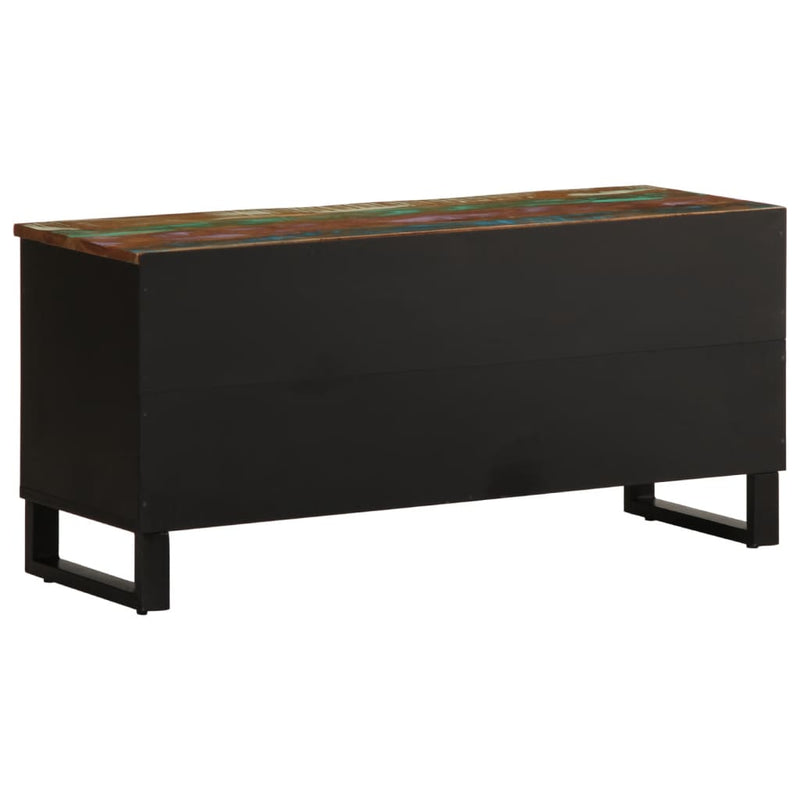 vidaXL tömör akácfa TV-szekrény 100 x 34 x 46 cm