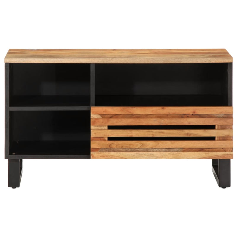 vidaXL tömör akácfa TV-szekrény 80 x 34 x 46 cm