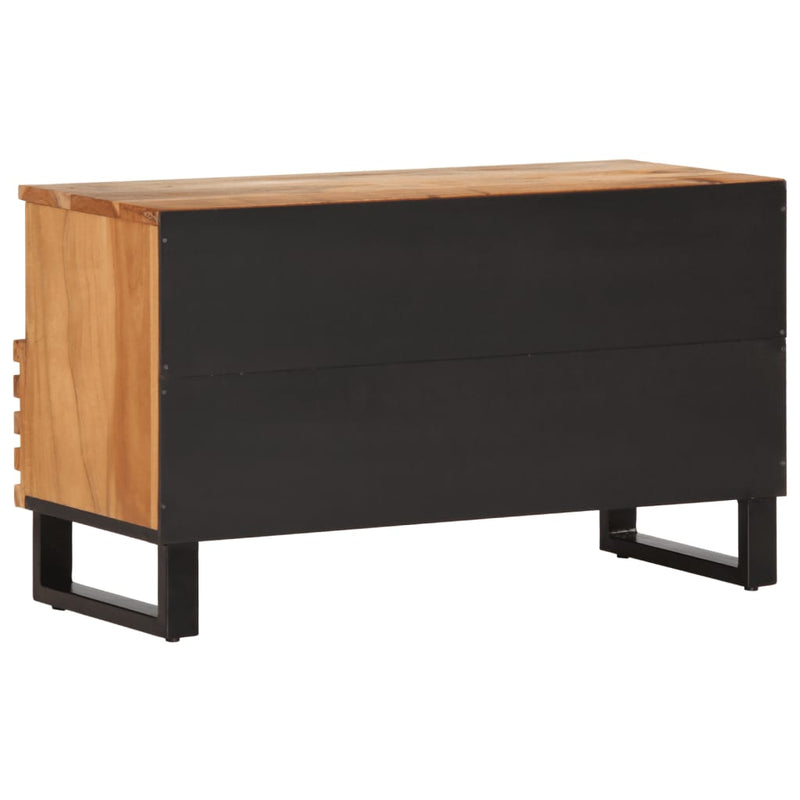 vidaXL tömör akácfa TV-szekrény 80 x 34 x 46 cm