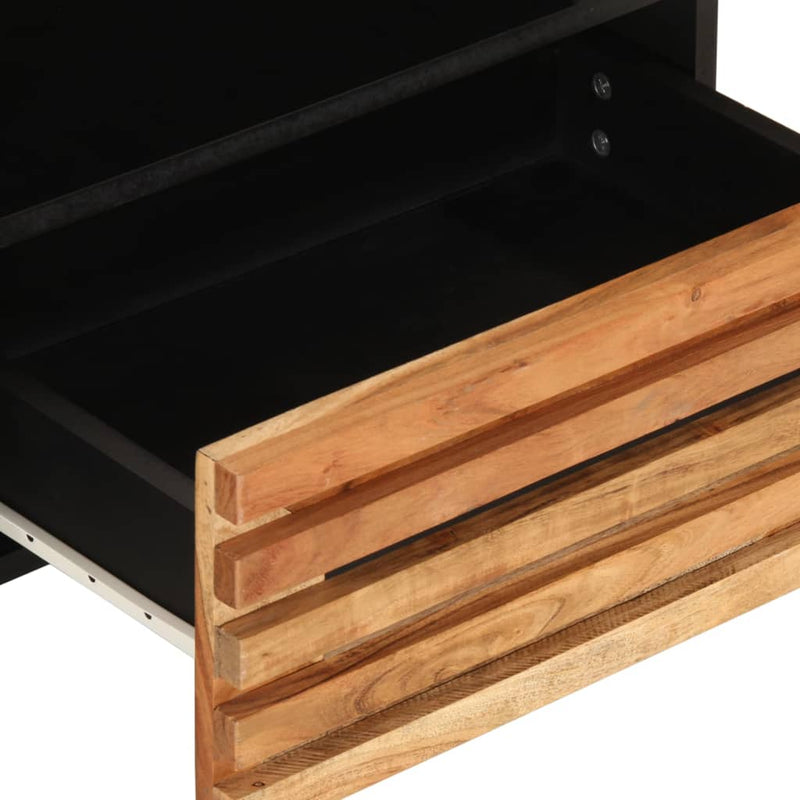 vidaXL tömör akácfa TV-szekrény 80 x 34 x 46 cm