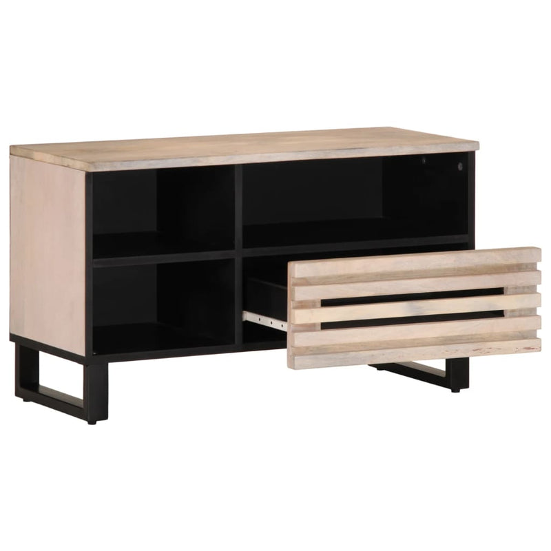 vidaXL tömör mangófa TV-szekrény 80 x 34 x 46 cm