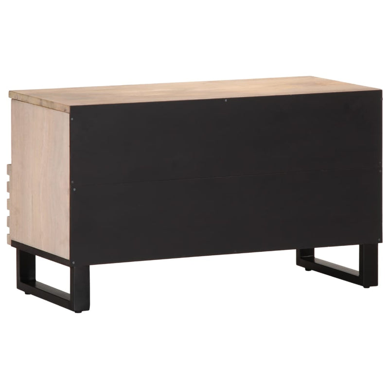 vidaXL tömör mangófa TV-szekrény 80 x 34 x 46 cm