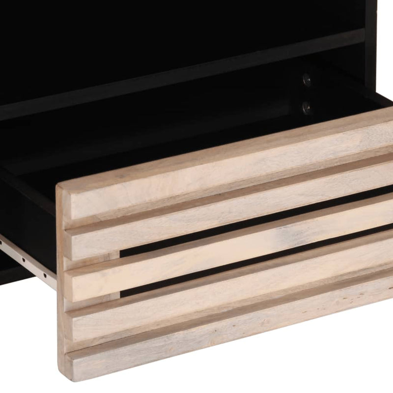 vidaXL tömör mangófa TV-szekrény 80 x 34 x 46 cm
