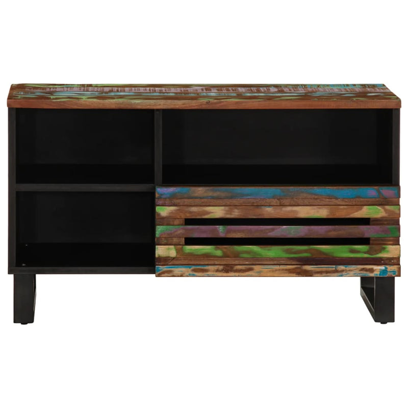 vidaXL tömör akácfa TV-szekrény 80 x 34 x 46 cm