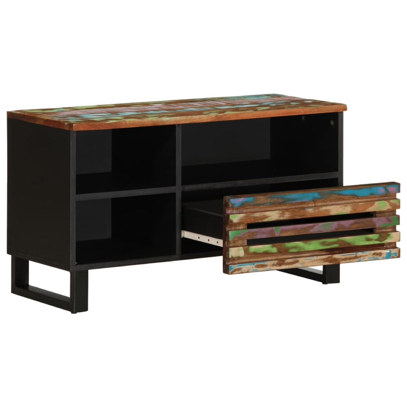 vidaXL tömör akácfa TV-szekrény 80 x 34 x 46 cm