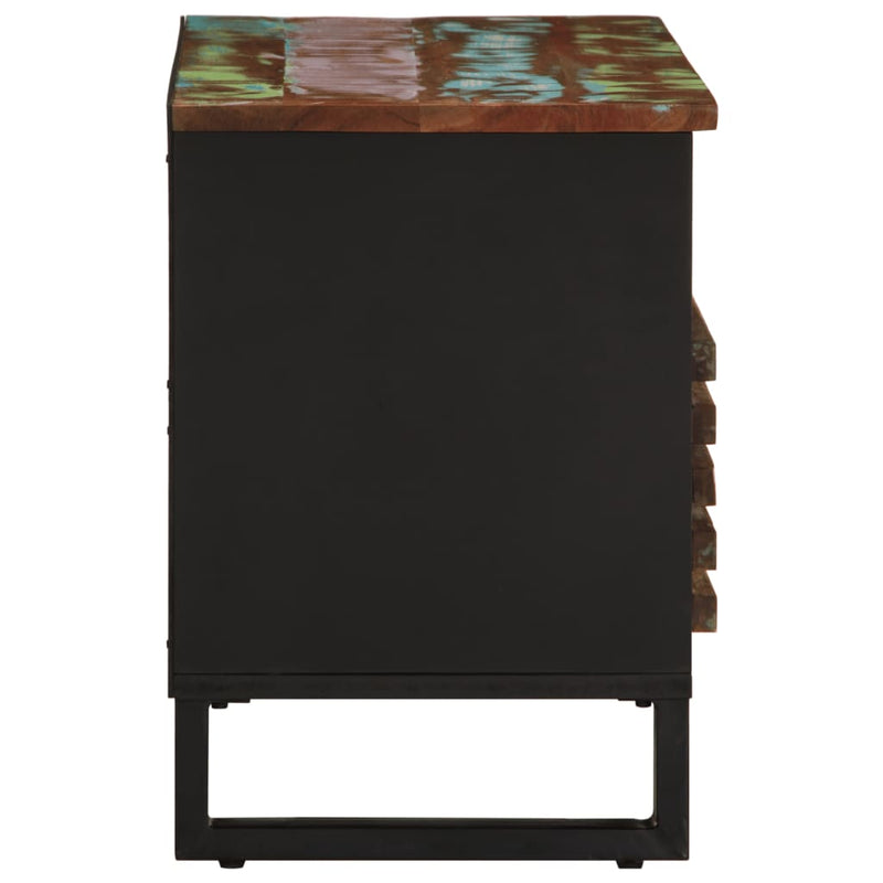 vidaXL tömör akácfa TV-szekrény 80 x 34 x 46 cm