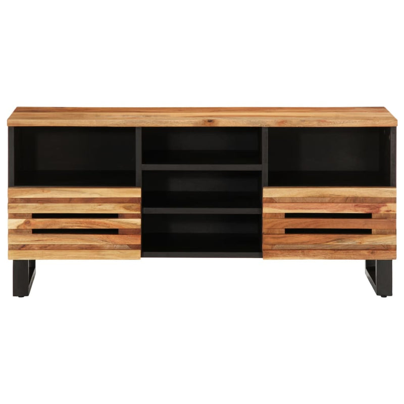 vidaXL tömör akácfa TV-szekrény 100 x 34 x 46 cm