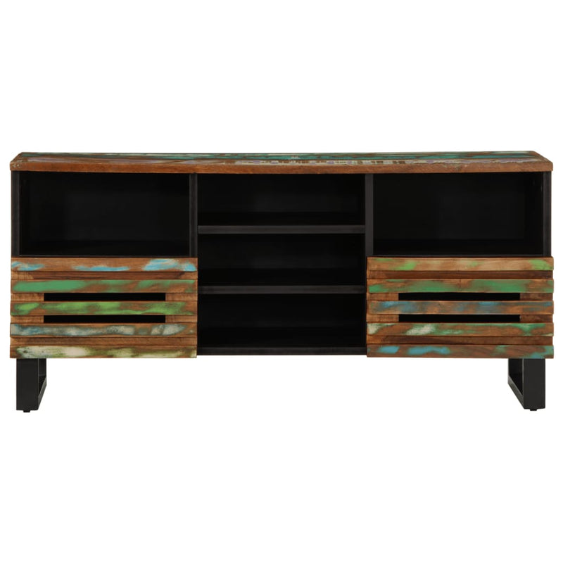 vidaXL tömör akácfa TV-szekrény 100 x 34 x 46 cm