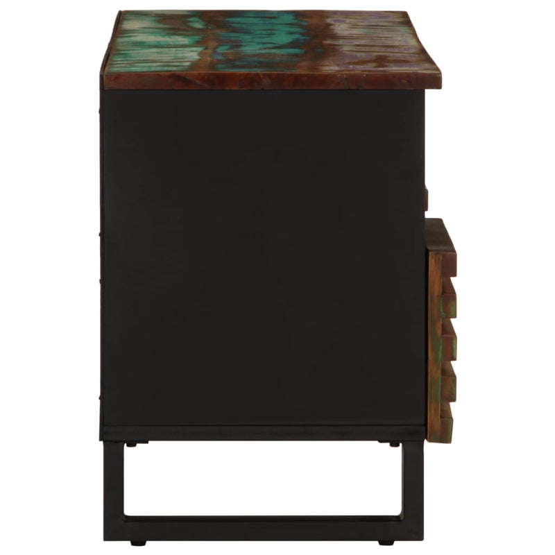 vidaXL tömör akácfa TV-szekrény 100 x 34 x 46 cm