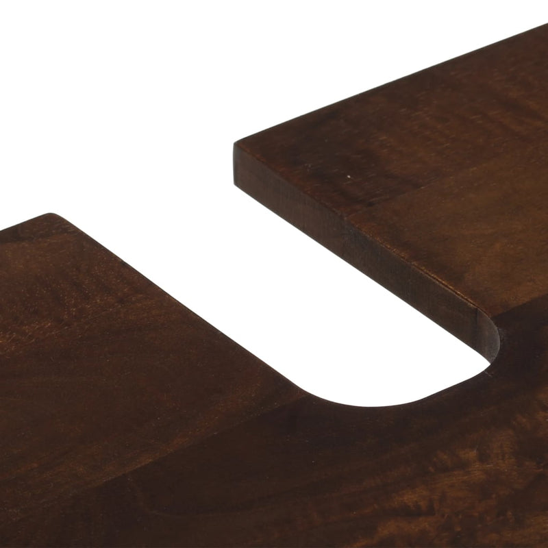 vidaXL tömör mangófa fürdőszobai mosdószekrény 62 x 34 x 58 cm