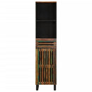 vidaXL tömör akácfa tálalószekrény 38 x 34 x 160 cm