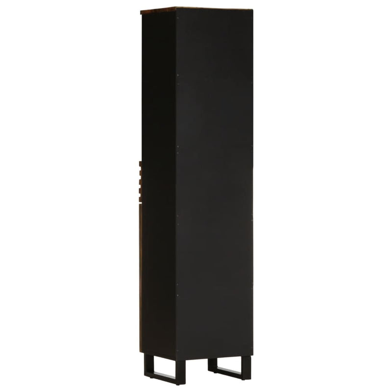 vidaXL tömör akácfa tálalószekrény 38 x 34 x 160 cm