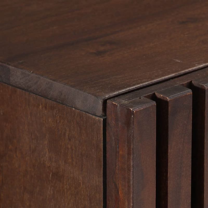 vidaXL barna tömör mangófa tálalószekrény 60 x 34 x 75 cm