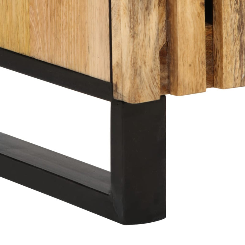 vidaXL tömör nyers mangófa magasszekrény 40 x 34 x 110 cm