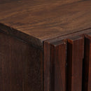 vidaXL barna tömör mangófa magasszekrény 40 x 34 x 110 cm