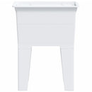 vidaXL fehér gyanta mosókád 59 x 41 x 75 cm