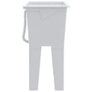 vidaXL fehér gyanta mosókád 59 x 41 x 75 cm