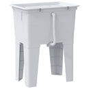 vidaXL fehér gyanta mosókád 59 x 41 x 75 cm