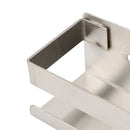vidaXL szálcsiszolt 304 rozsdamentes acél zuhanypolc 23x6,5x6 cm