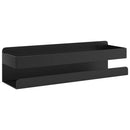 vidaXL csiszolt 304 rozsdamentes acél matt fekete zuhanypolc23x6,5x6cm