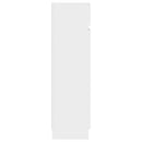vidaXL fehér szerelt fa cipőszekrény 100,5 x 28 x 100 cm