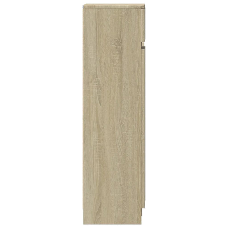 vidaXL sonoma tölgy színű szerelt fa cipőszekrény 100,5 x 28 x 100 cm
