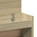 vidaXL sonoma tölgy színű szerelt fa cipőszekrény 100,5 x 28 x 100 cm