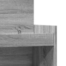 vidaXL szürke sonoma színű szerelt fa cipősszekrény 100,5x28x100 cm