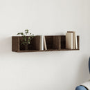 vidaXL barna tölgy színű szerelt fa faliszekrény 75x18x16,5 cm